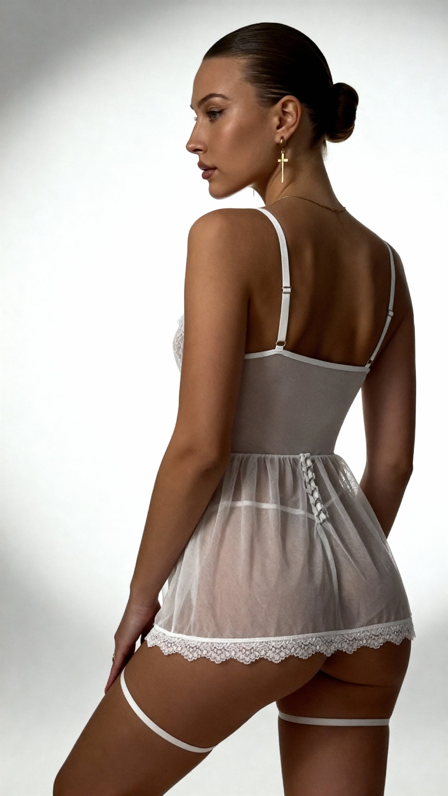 Lucia Babydoll White